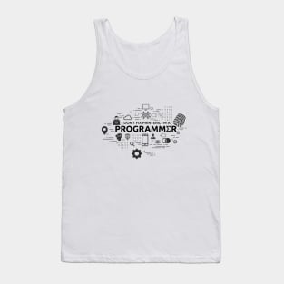 I don't fix printers, I'm a programmer (Light Plain) Tank Top